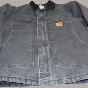 Carhartt Sandstone Traditional Coat Size Large Tall C26 BLK - Arctic Quilt Lined